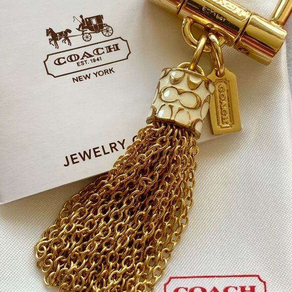 Coach Tassel Key Fob/ Keychain - Picture 4 of 5